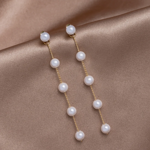 Elegant Dangling cercei de perle