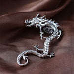 Cercei Dragon de argint